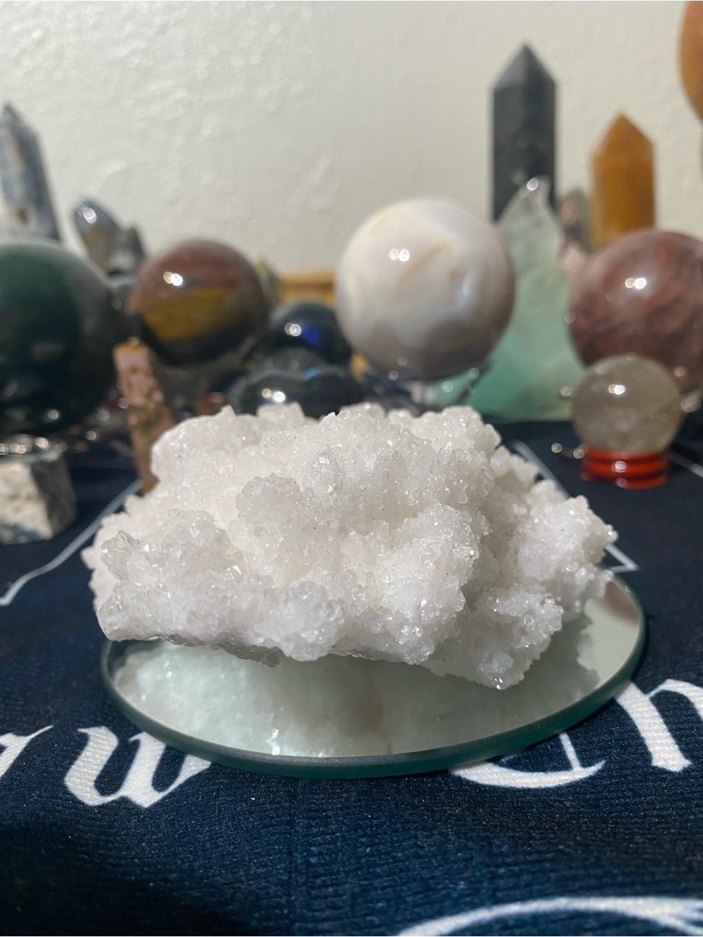 White Cave Aragonite Cluster - Picture 16 of 16
